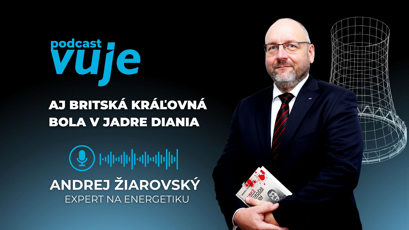Andrej Žiarovský v podcaste VUJE #5 odkrýva širokej verejnosti nepoznanú históriu jadra. Čo mala kráľovná Alžbeta II. spoločné s jadrovou energiou?