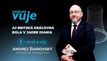 Andrej Žiarovský v podcaste VUJE #5 odkrýva širokej verejnosti nepoznanú históriu jadra. Čo mala kráľovná Alžbeta II. spoločné s jadrovou energiou?