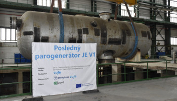 Fragmentation of the final 12th steam generator started in the decommissioned V1 NPP in Jaslovské Bohunice