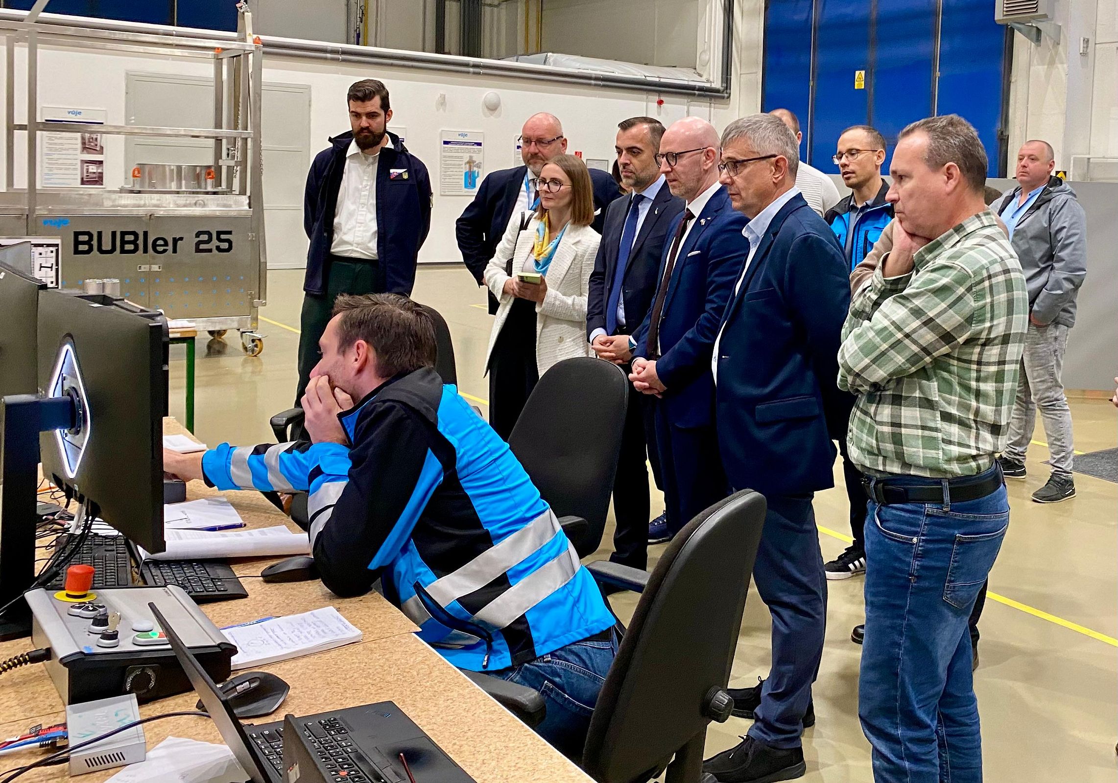 Ukrainian Ambassador Visits VUJE as Part of Long-Term Cooperation and Presentation of the BUBler Telerobot