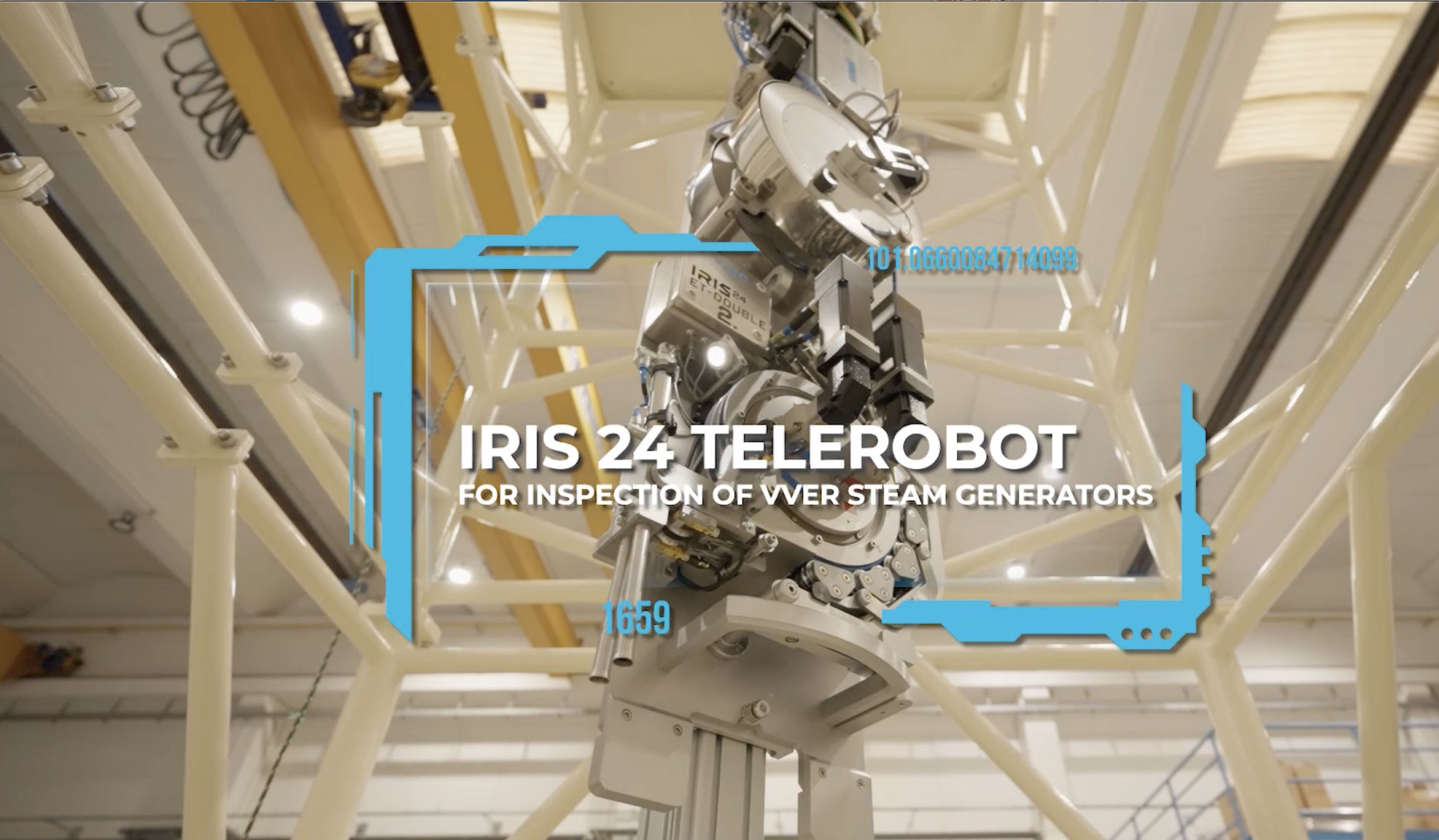 VIDEO: The IRIS 24, a unique telerobotic system developed by VUJE, performs remote inspections of steam generators, enhancing the safety of nuclear power plants