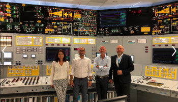 Christophe Fournier, managing partner of our international nuclear development in European joint venture NUCEAL, visited VUJE during his first study trip