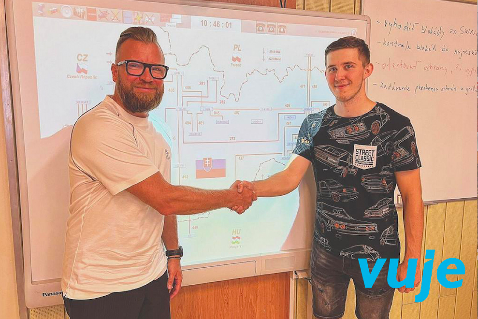 Generálny riaditeľ VUJE Matej Korec ocenil stredoškoláka Mateja Korca. Finalista súťaže Zenit Elektronika mal možnosť na 8 týždňov nahliadnuť do zákonitostí jadrovej energetiky