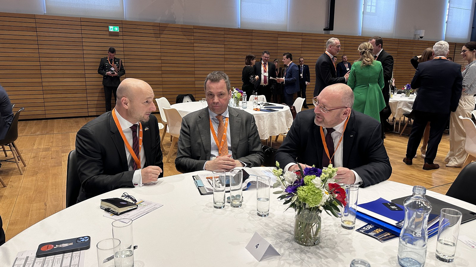 The President of the Slovak Republic and His Majesty the King of the Netherlands opened a business forum in which we took part. Andrej Žiarovský, Director for Development and International Operations, debated for VUJE