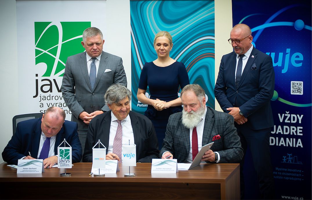 With the participation of Prime Minister Robert Fico, our company VUJE signed an important Memorandum of Understanding with Newcleo.